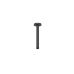 Vogt - 8" Ceiling Arm - Round - CA.02.08.MB - Matte Black (PVD)